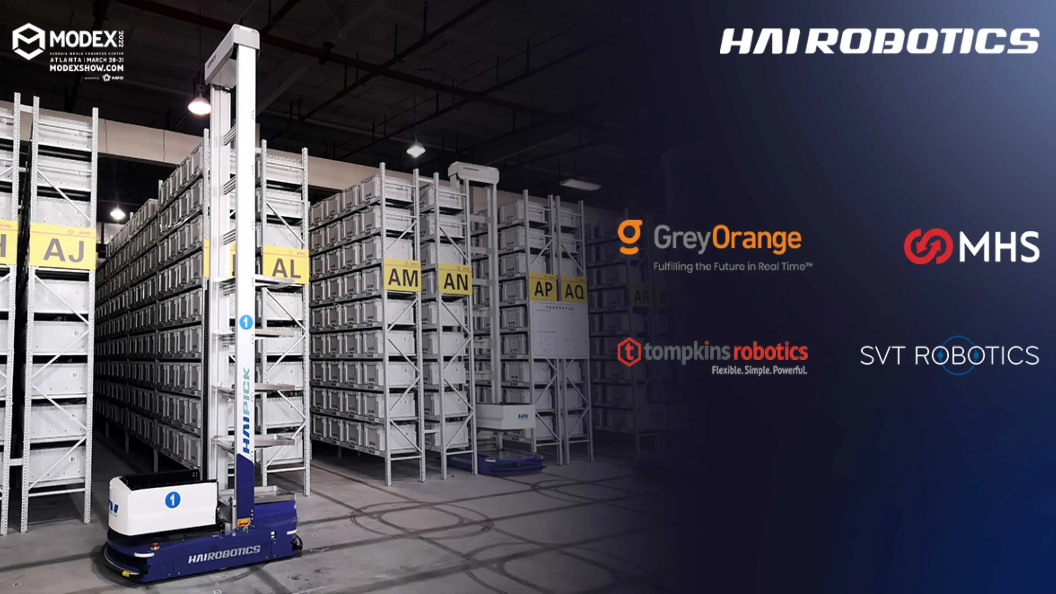 HAI ROBOTICS to Debut Cutting-edge ACR Systems in U.S. at MODEX 2022