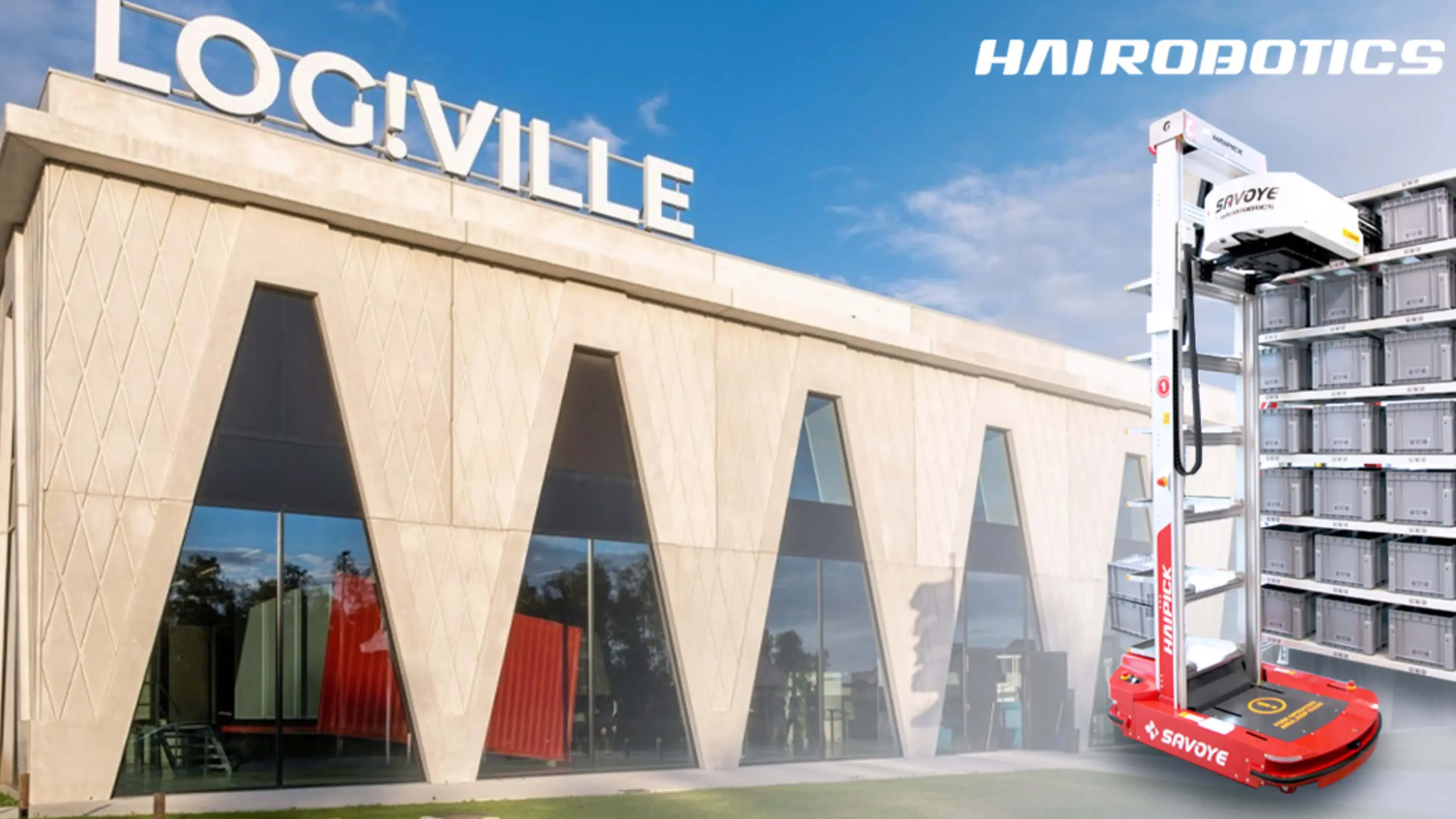 HAI ROBOTICS 1st Demo Center in Europe Live at Log!Ville