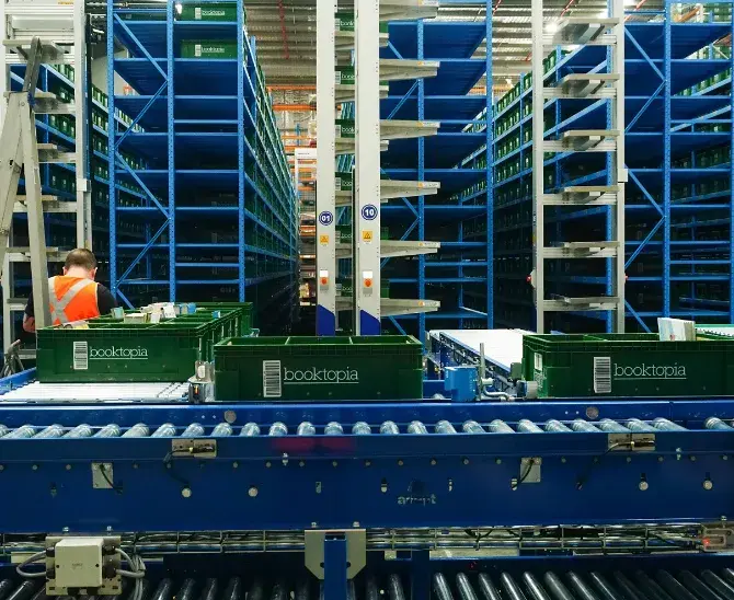 Booktopia automated distribution center of online bookstore