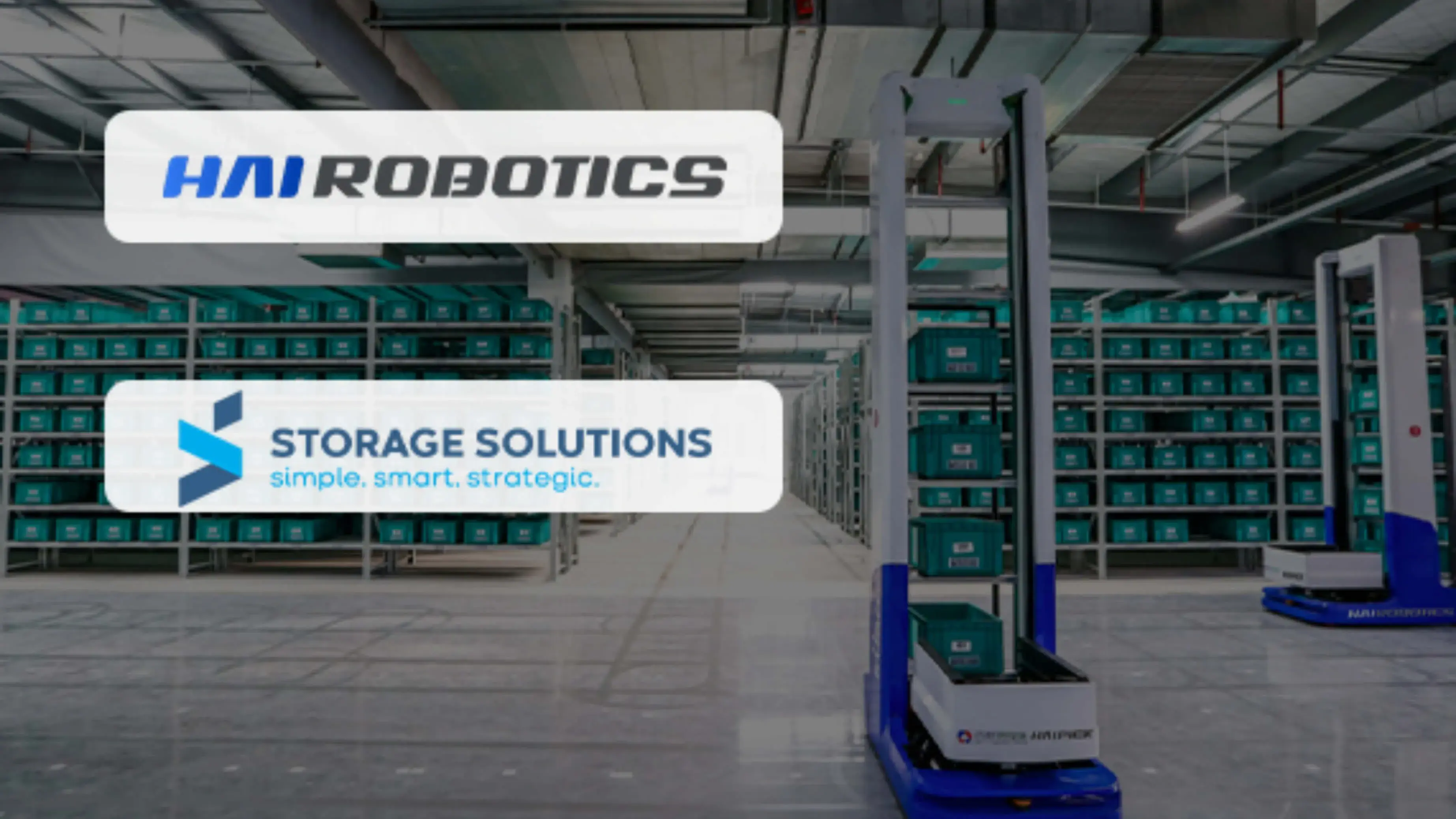HAI ROBOTICS, Storage Solutions in partnership to offer expanded solutions