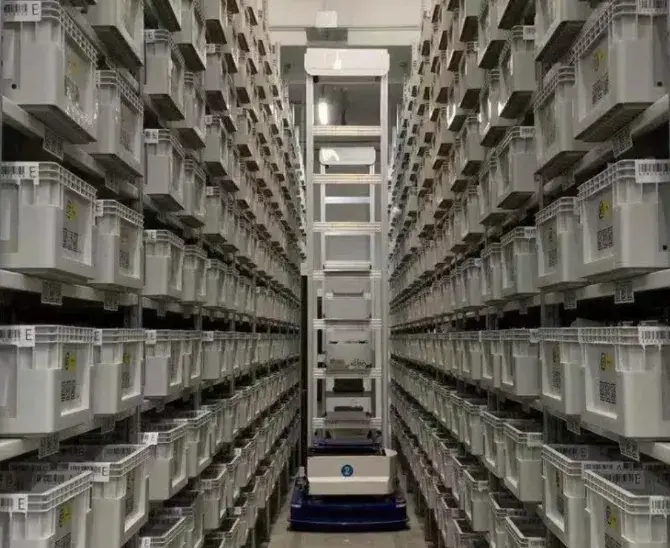 SF-DHL printer spare parts warehouse automation
