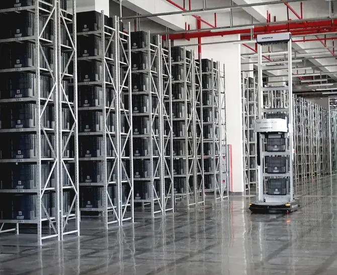 xin hee apparel logistics center automation
