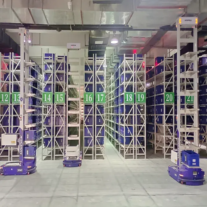 large pharmaceutical company pharmaceutical logistic center robots