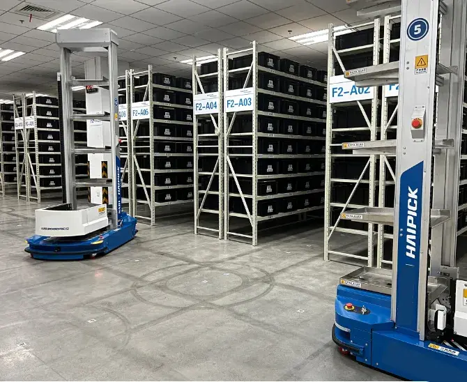energy and power project raw material warehouse robots
